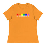 Pride Swatches (Women's Relaxed T-Shirt)-Women's T-Shirts-Swish Embassy