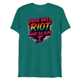 Pride Was a Riot (Triblend)-Triblend T-Shirt-Swish Embassy