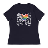 Progress Pride Figures (Women's Relaxed T-Shirt)-Women's T-Shirts-Swish Embassy