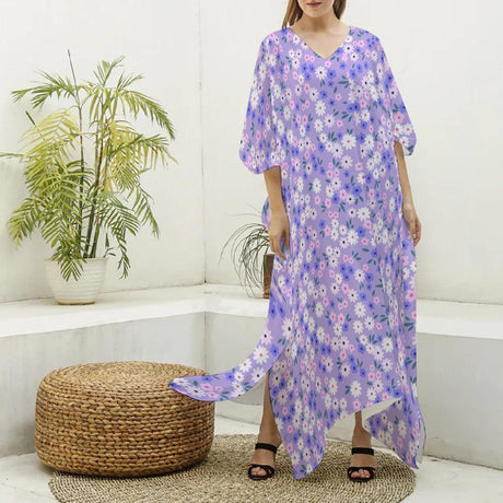 Purple Glory (Kaftan)-Kaftan-Swish Embassy