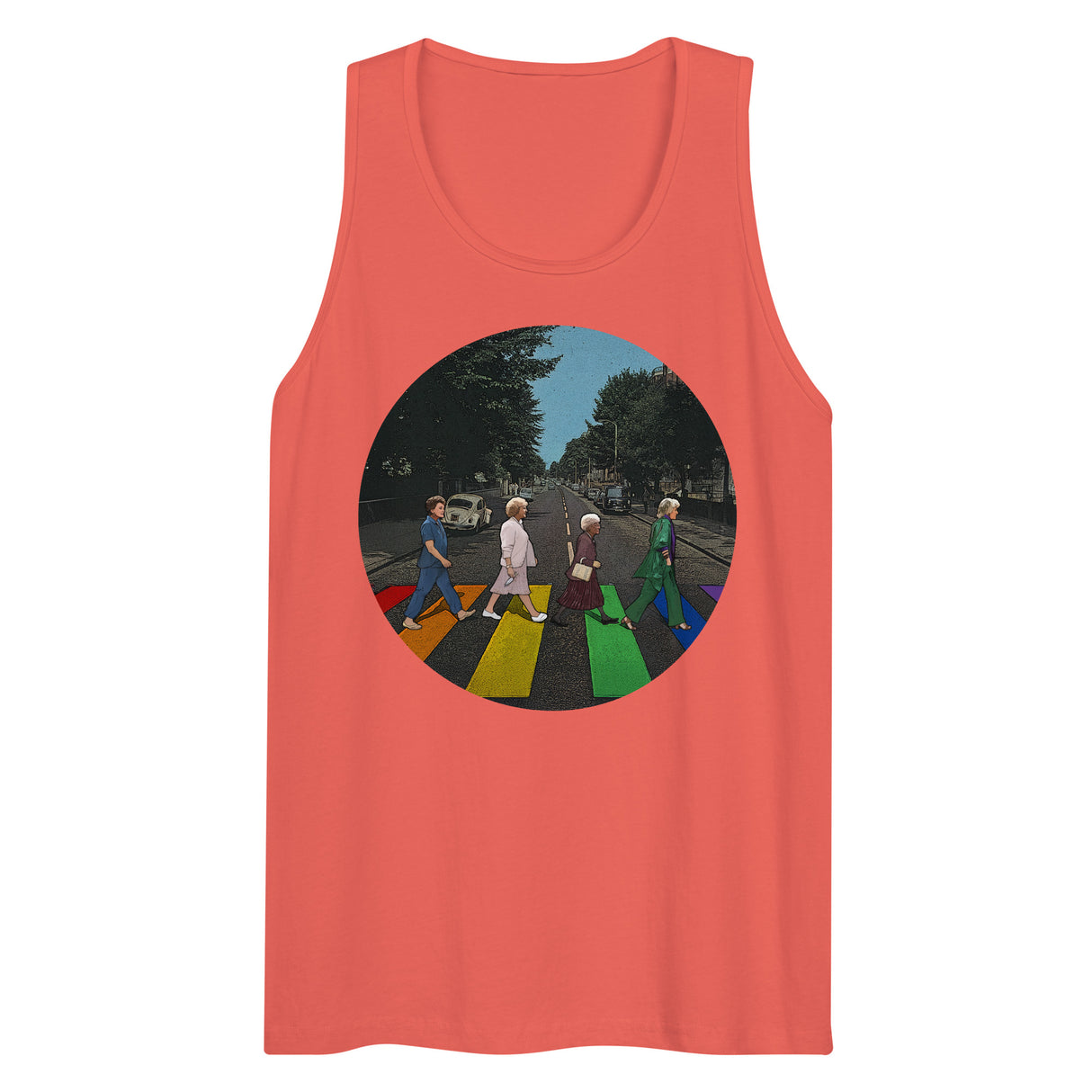 Rainbow Crossing Girls (Tank Top)-Tank Top-Swish Embassy