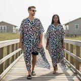 Rainbow Leopard (Kaftan)-Kaftan-Swish Embassy