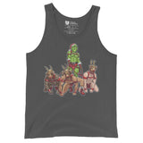 Reindeer Gains (Tank Top)-Christmas Tank Tops-Swish Embassy