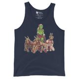 Reindeer Gains (Tank Top)-Christmas Tank Tops-Swish Embassy