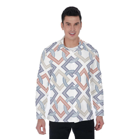 Rings (Long Sleeve Button Shirt)-Long Sleeve Button Shirts-Swish Embassy