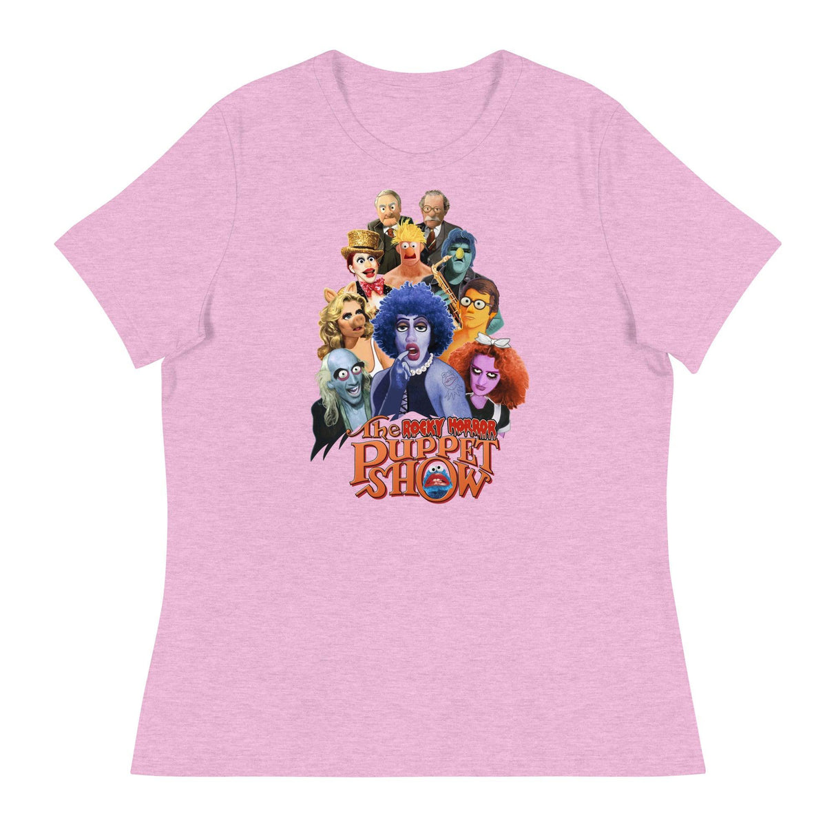 Rocky Horror Puppet Show (Women's Relaxed T-Shirt)-Women's T-Shirts-Swish Embassy