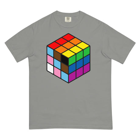 Rubik's Pride (Boxy Tee)-Boxy T-Shirt-Swish Embassy