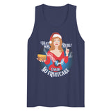 Rude Fruitcake (Tank top)-Christmas Tank Tops-Swish Embassy