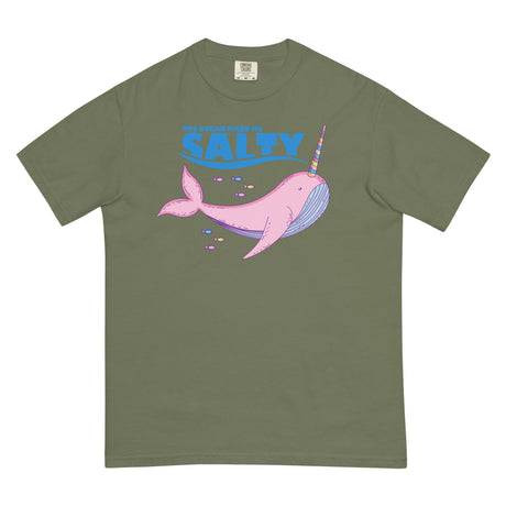 Salty Narwhal (Boxy Tee)-Boxy T-Shirt-Swish Embassy