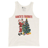 Santa's Favorite (Tank Top)-Christmas Tank Tops-Swish Embassy