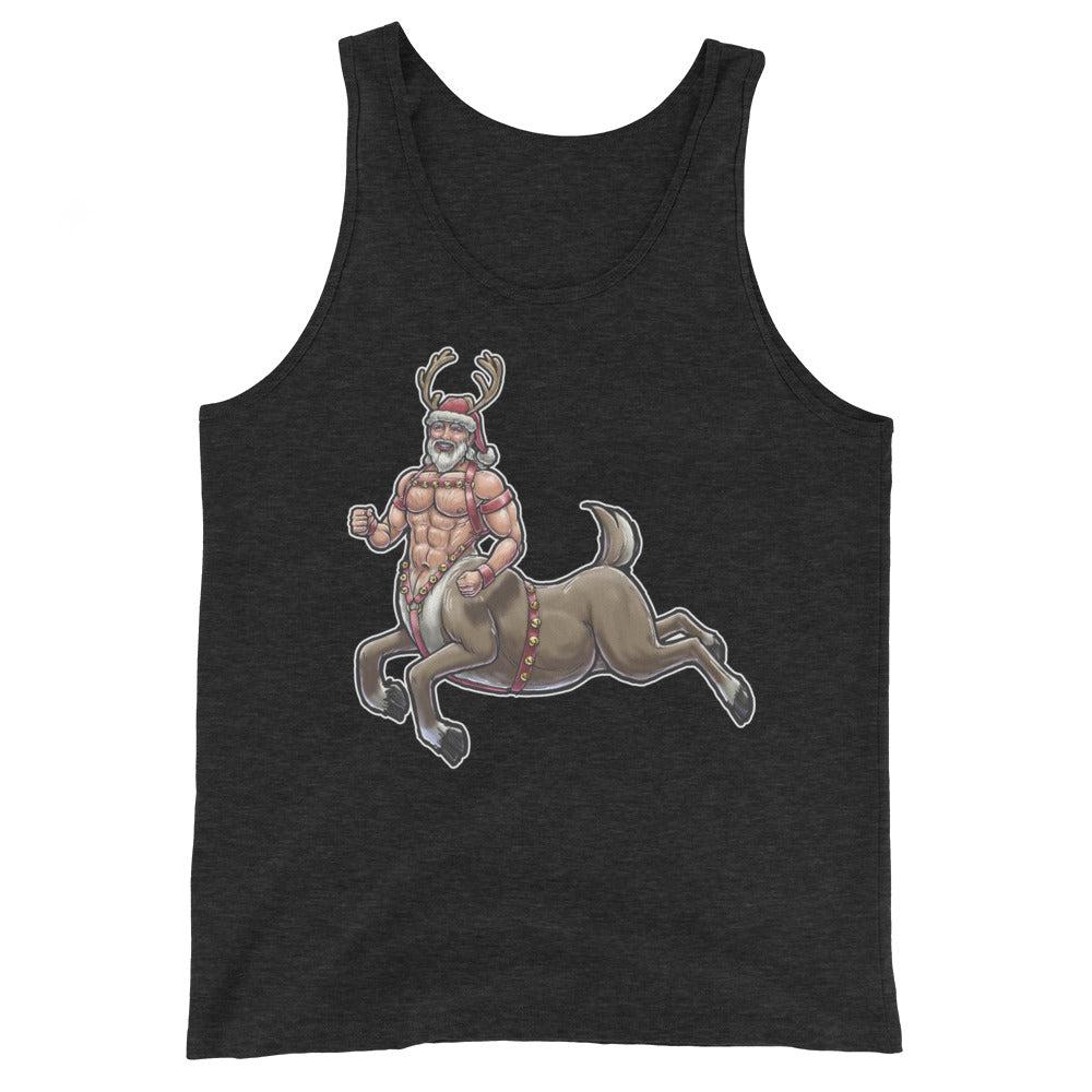 Santaur (Tank Top)-Christmas Tank Tops-Swish Embassy