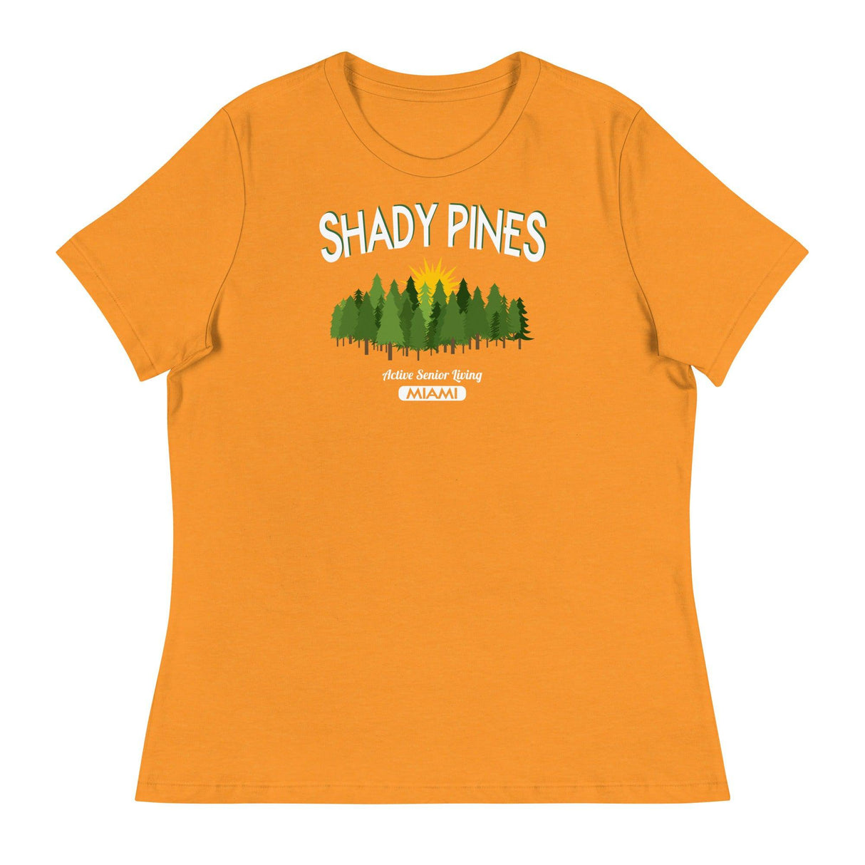 Shady Pines (Women's Relaxed T-Shirt)-Women's T-Shirts-Swish Embassy