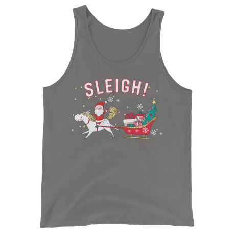 Sleigh! (Tank Top)-Christmas Tank Tops-Swish Embassy