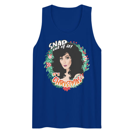 Snap Out of It It's Xmas (Tank top)-Christmas Tank Tops-Swish Embassy
