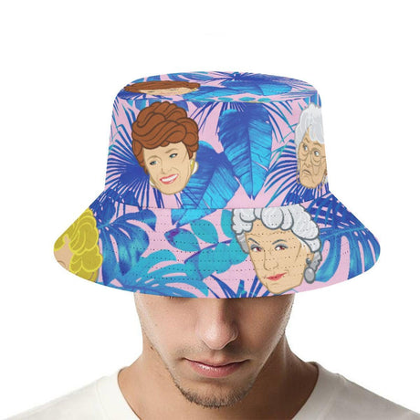 Stay Golden (Allover Bucket Hat)-Allover Bucket Hat-Swish Embassy