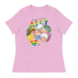 Thank You for Being an Ally (Women's Relaxed T-Shirt)-Women's T-Shirts-Swish Embassy