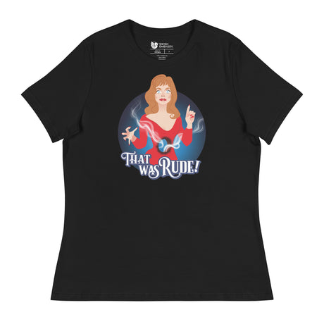 That Was Rude (Women's Relaxed T-Shirt)-Women's T-Shirts-Swish Embassy