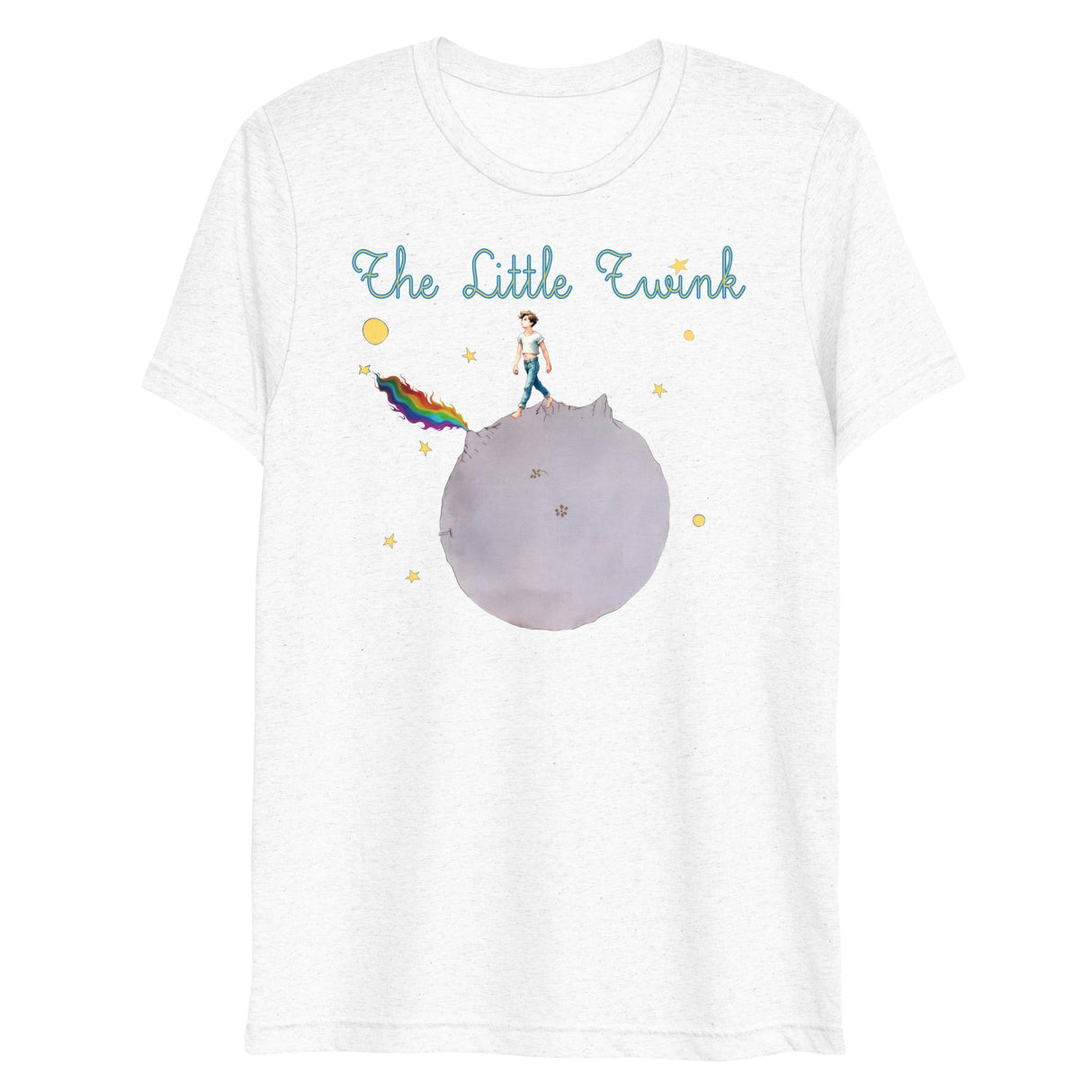 The Little Twink (Triblend)-Triblend T-Shirt-Swish Embassy