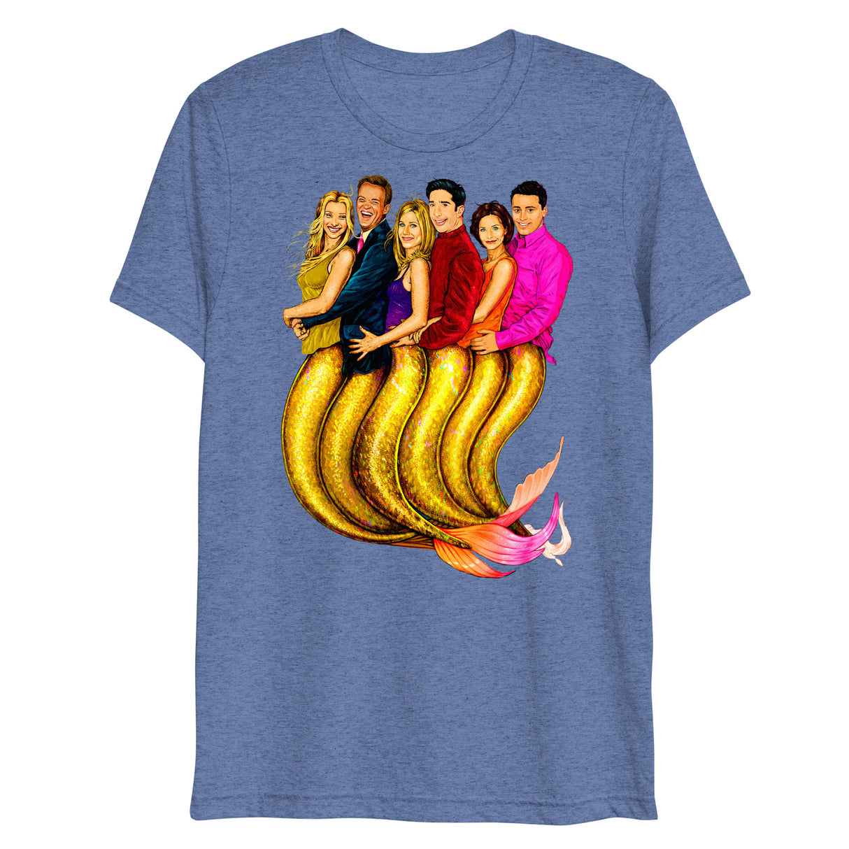 The One Where They're Mermaids (Triblend)-Triblend T-Shirt-Swish Embassy