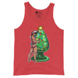 Trim the Rear (Tank Top)-Christmas Tank Tops-Swish Embassy
