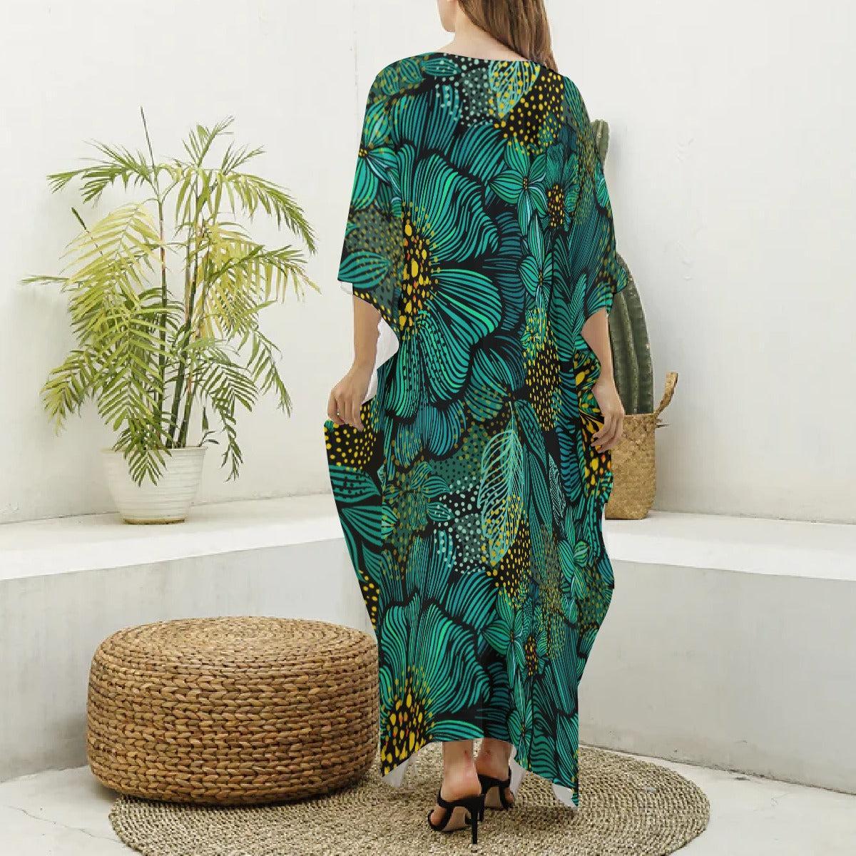 Turquoise (Kaftan)-Kaftan-Swish Embassy
