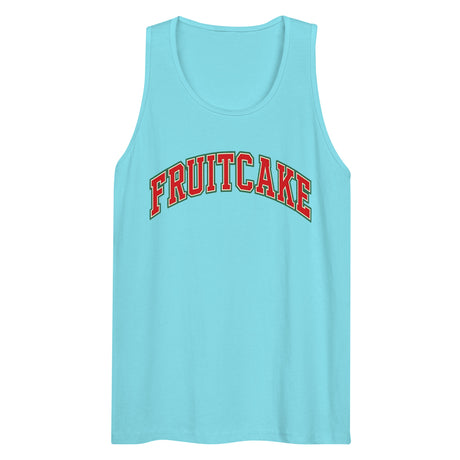 Varsity Fruitcake (Tank top)-Christmas Tank Tops-Swish Embassy
