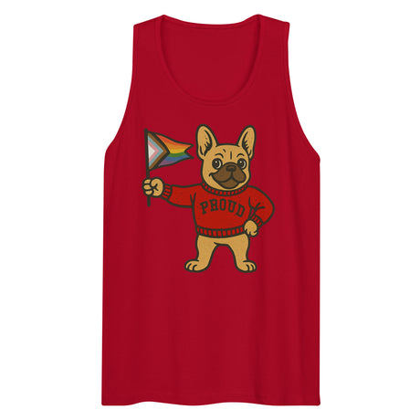 Varsity Pride Puppy (Tank Top)-Tank Top-Swish Embassy