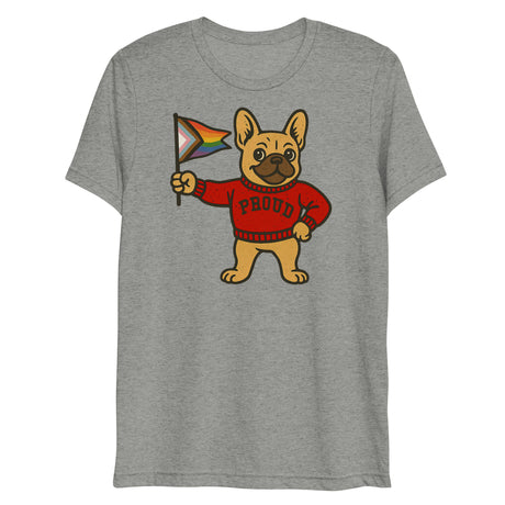 Varsity Pride Puppy (Triblend)-Triblend T-Shirt-Swish Embassy