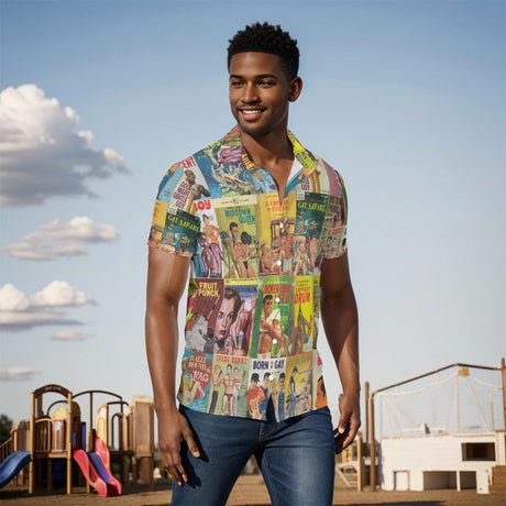 Vintage Gay Pulp (Button Shirt)-Button Shirt-Swish Embassy