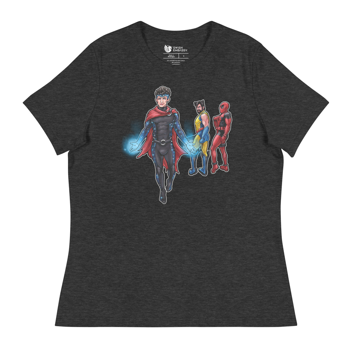 Wanda-ring Eye (Women's Relaxed T-Shirt)-Women's T-Shirts-Swish Embassy