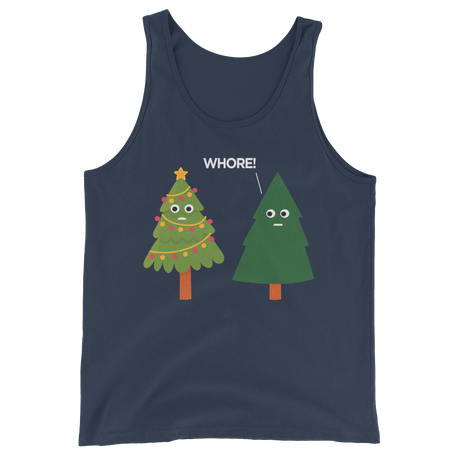 X-Mas Tree Shade (Tank Top)-Christmas Tank Tops-Swish Embassy