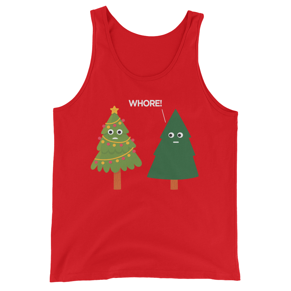 X-Mas Tree Shade (Tank Top)-Christmas Tank Tops-Swish Embassy