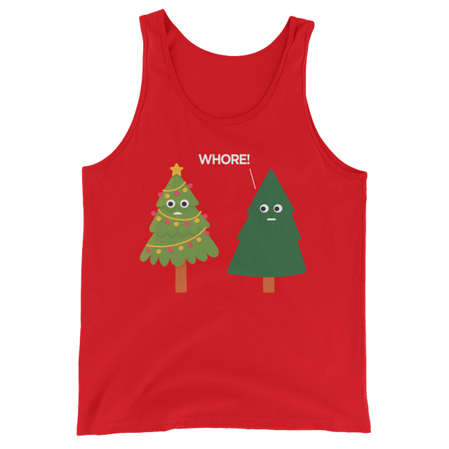 X-Mas Tree Shade (Tank Top)-Christmas Tank Tops-Swish Embassy