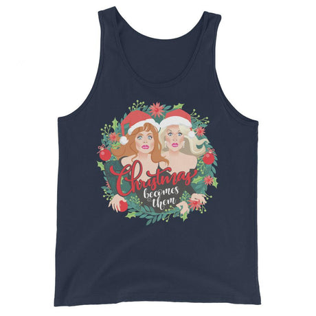 Xmas Becomes Them (Tank Top)-Christmas Tank Tops-Swish Embassy