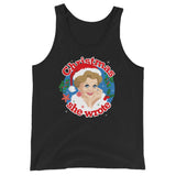 Xmas She Wrote (Tank Top)-Christmas Tank Tops-Swish Embassy