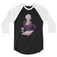 Dragon Lady (Raglan) - Black/White