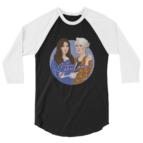 Cerulean (Raglan) - Black/White