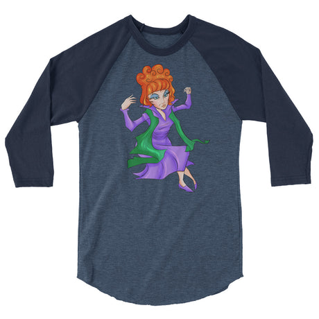 Endora (Raglan) - Heather Denim/Navy