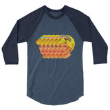 Side-Di (Raglan) - Heather Denim/Navy