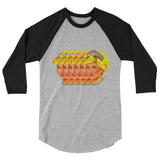 Side-Di (Raglan) - Heather Grey/Black