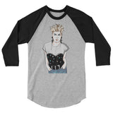 Robyn (Raglan) - Heather Grey/Black