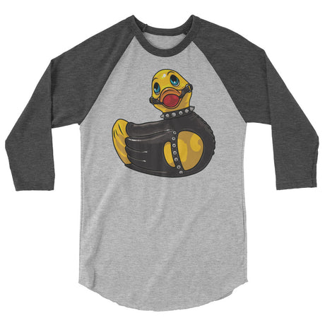 Rubber Ducky (Raglan) - Heather Grey/Heather Charcoal