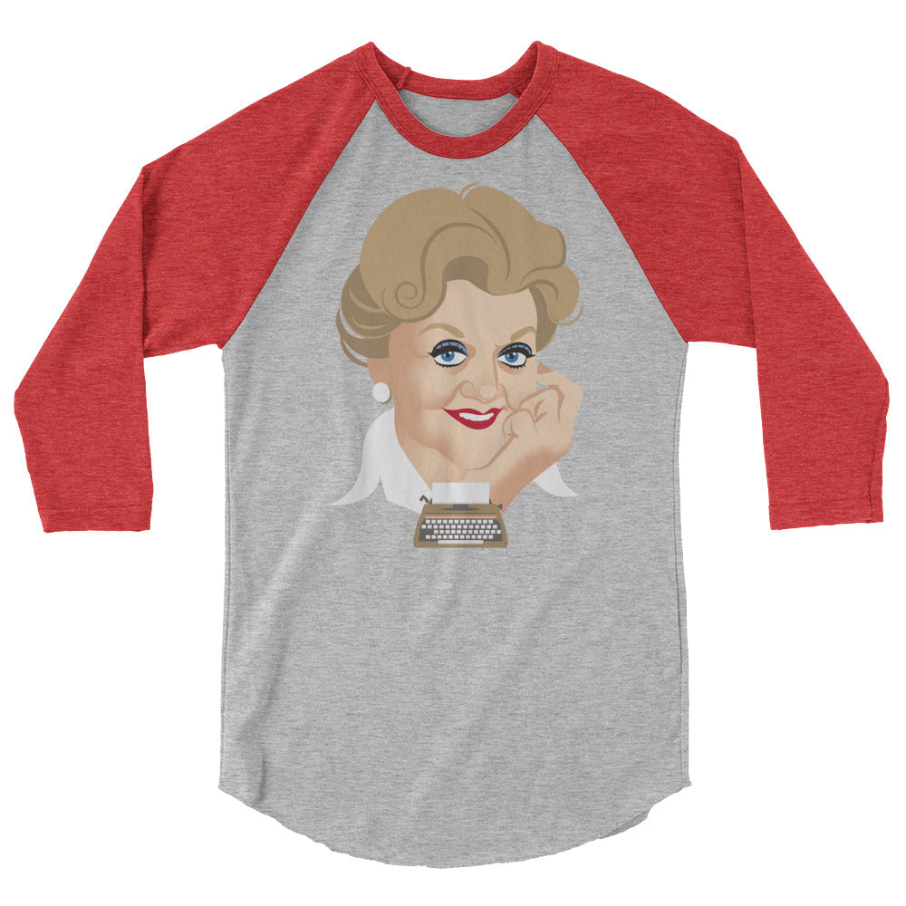 Detective (Raglan) - Heather Grey/Heather Red