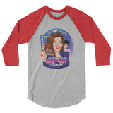 Just So You Know (Raglan) - Heather Grey/Heather Red