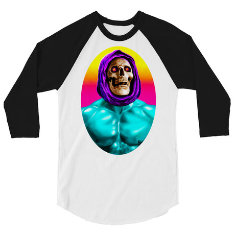 By the Power of Glitter (Raglan) - White/Black