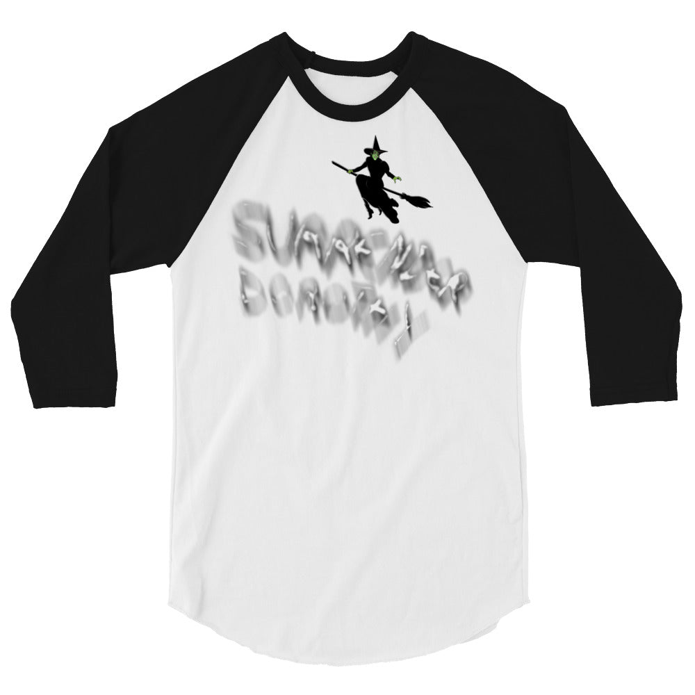 Surrender Dorothy (Raglan) - White/Black