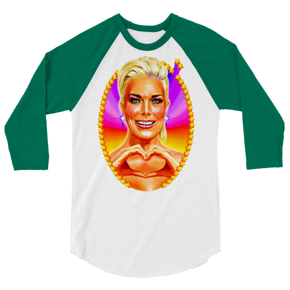 Big Boss Energy (Raglan) - White/Kelly