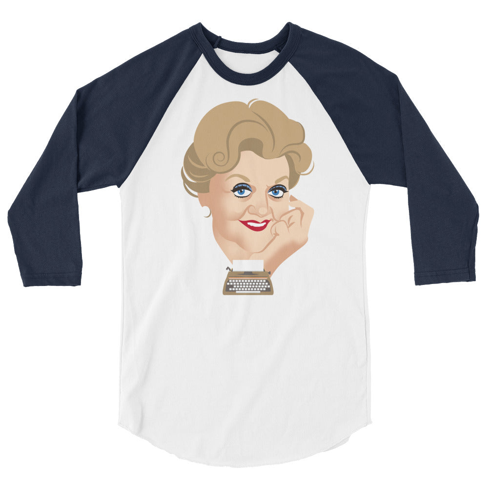 Detective (Raglan) - White/Navy