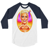 Big Boss Energy (Raglan) - White/Navy