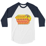 Debut garment mockup | Side-Di (Raglan) | White/Navy